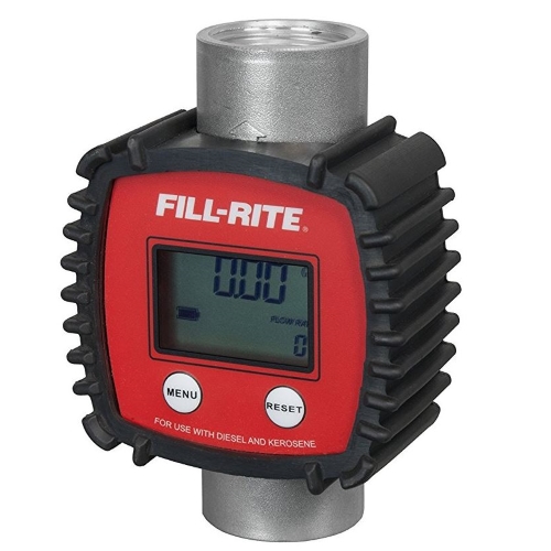 Fill-Rite FR1118A10 28 GPM In-line Digital Flow Meter  Aluminum - Fast Shipping - Meters